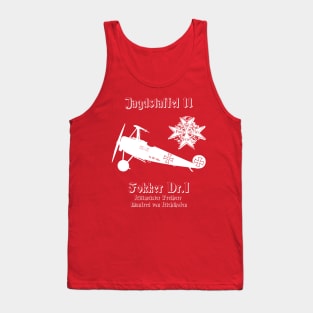 Jasta 11 Fokker DR.I German Triplane Dreidecker Richthofen Jagdstaffel Shirt Tank Top